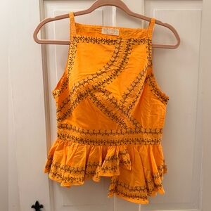 Ulla Johnson Pillar Embroidered  Top